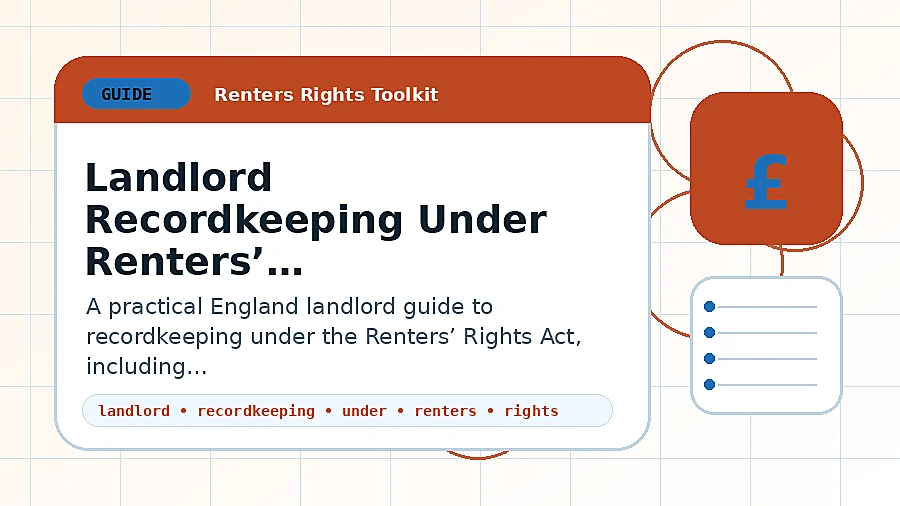 Landlord Recordkeeping Under Renters’ Rights guide illustration