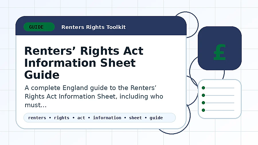 Renters’ Rights Act Information Sheet Guide guide illustration