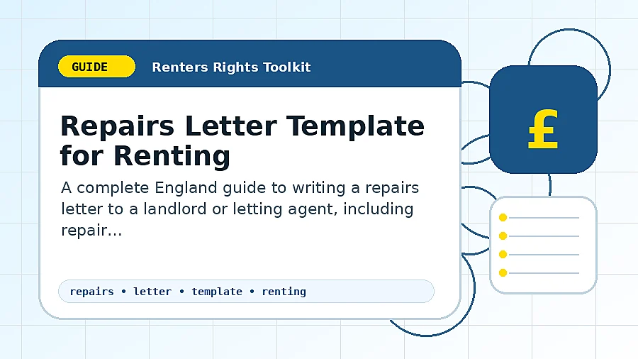 Repairs Letter Template for Renting guide illustration