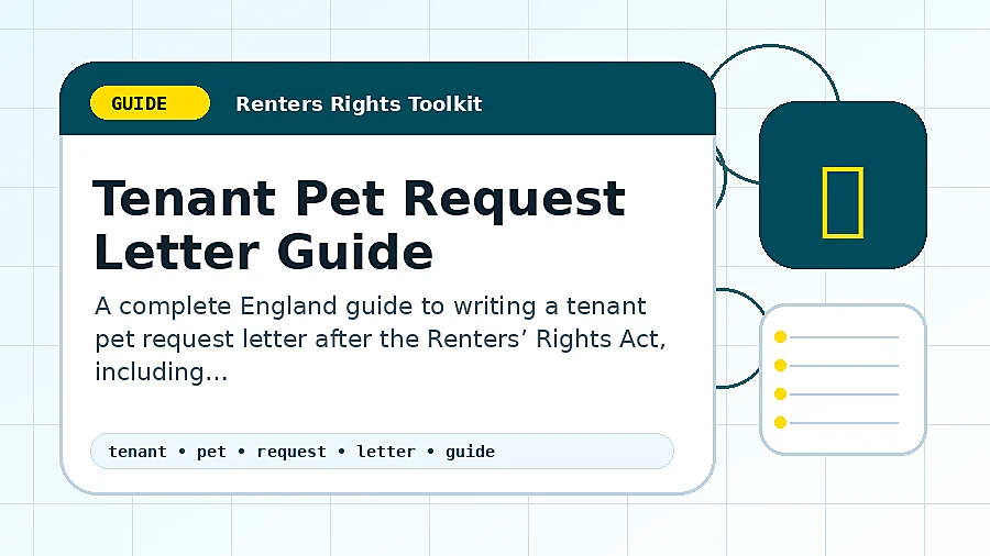 Tenant Pet Request Letter Guide guide illustration