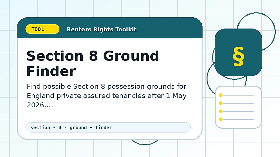 Section 8 Ground Finder tool illustration